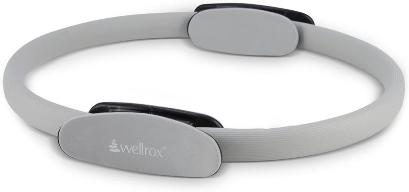 Wellrox حلقة بيلاتس وحقيبة حمل - حلقة يوغا سحرية خفيفة الوزن - جهاز تمرين للعضلات الأساسية والفخذين والذراعين لليوغا والبيلاتس وتدريب القوة (15 بوصة) - Image 1